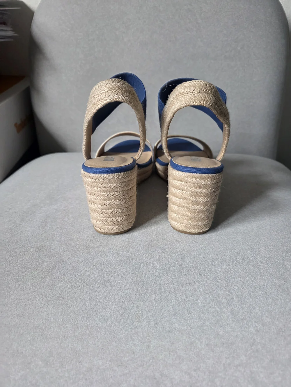 MIA Too Navy Blue Espadrille Wedge Sandals - Women's Summer Heels